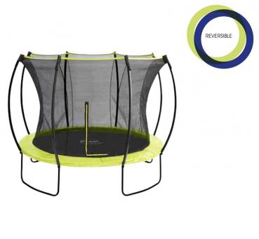 PLUM „Colour“ Trampolin mit Sicherheitsnetz, 305cm, lime + blau